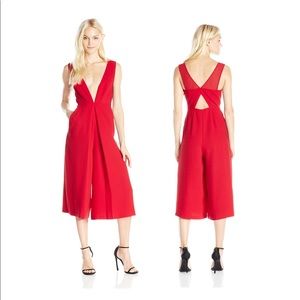 BCBG Sleeveless Wide Leg Jumpsuit